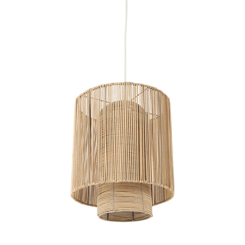 Mercana Aviario Natural Cane Pendant Light