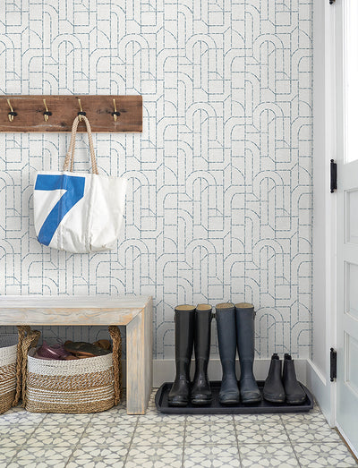 Brewster, Integrity Blue Arched Outlines