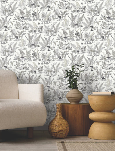 Mushroom Garden Toile