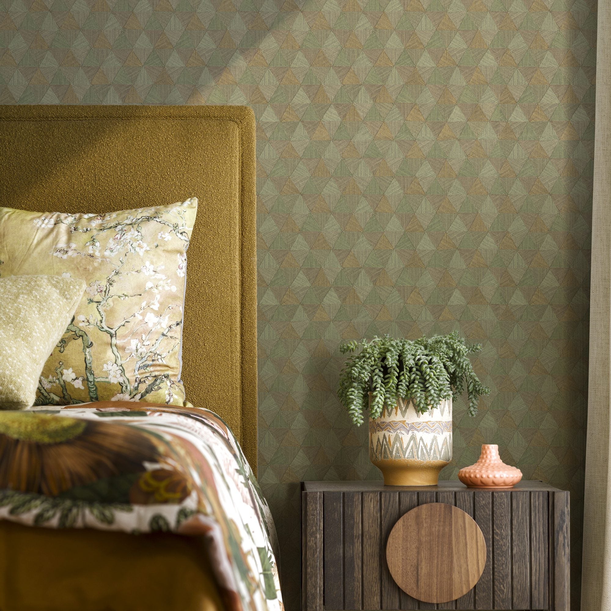 JF Boho Geometry Wallpaper