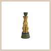 Resin Cheetah Taper Holder