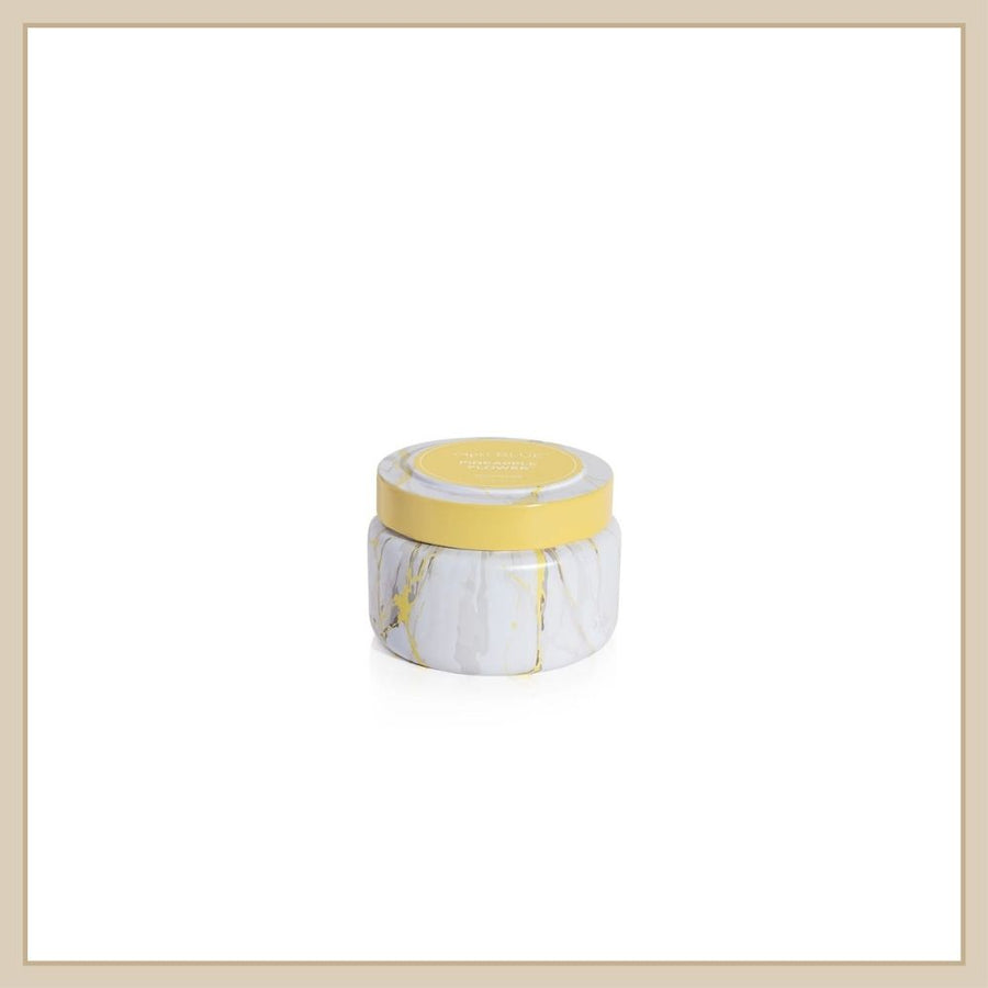 8.5oz Travel Tin Candle Pineapple Flower