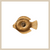 Taper Holder w Embossed Fish Shaped Tray