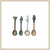 Stoneware Spoon w/ Mushroom Handle