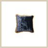 Silk Blend Pillow w Fringe
