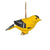 Yellow Finch Carved Ornament