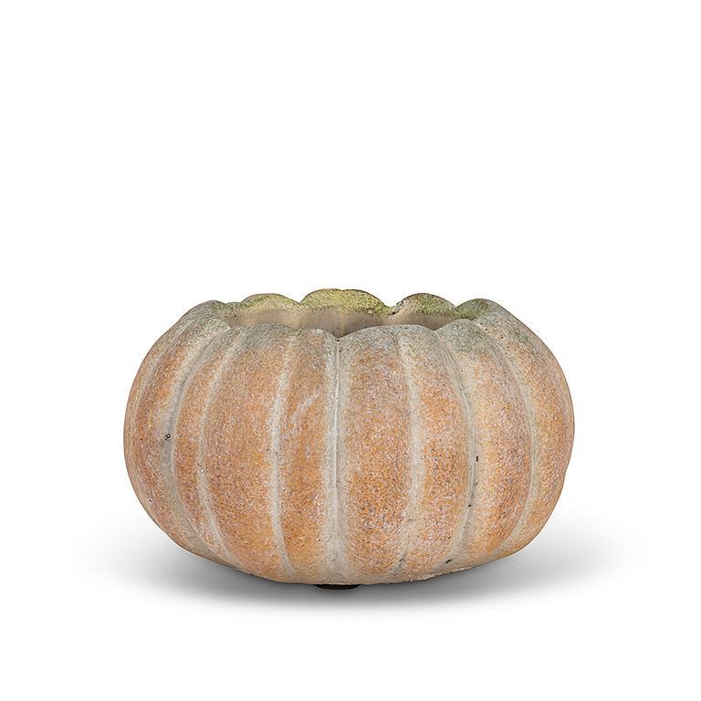 Sm Low Pumpkin Planter