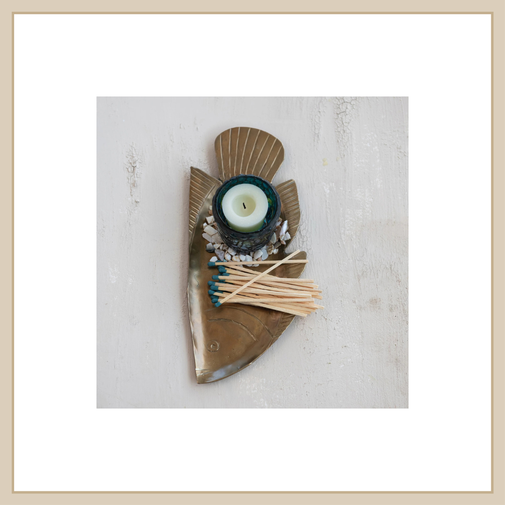 Metal Fish Shaped Tray