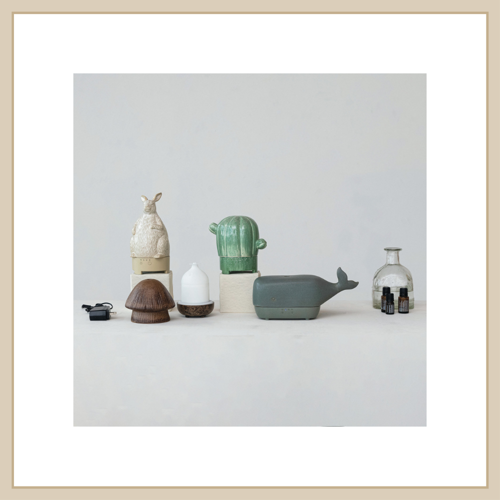 Stoneware Rabbit Shaped Oil Diffuser