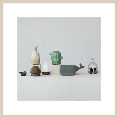 Stoneware Rabbit Shaped Oil Diffuser