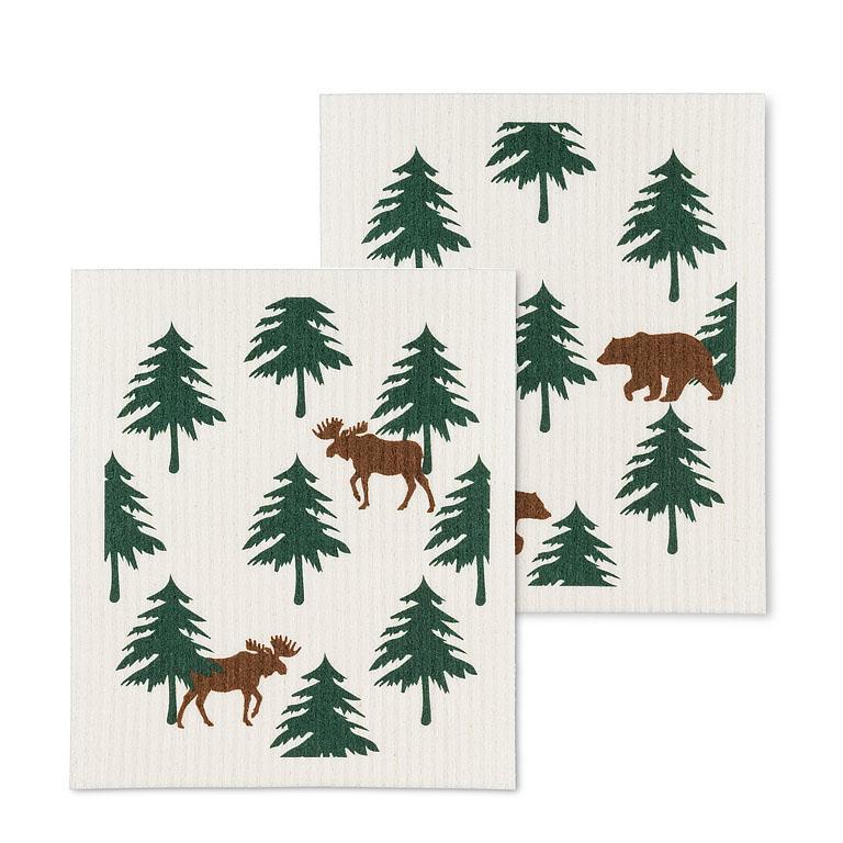 Moose/Bear Swedish Dishcloths