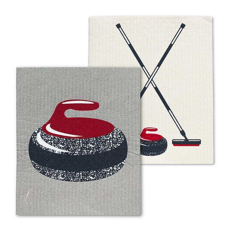 Curling Swedish Dishcloths