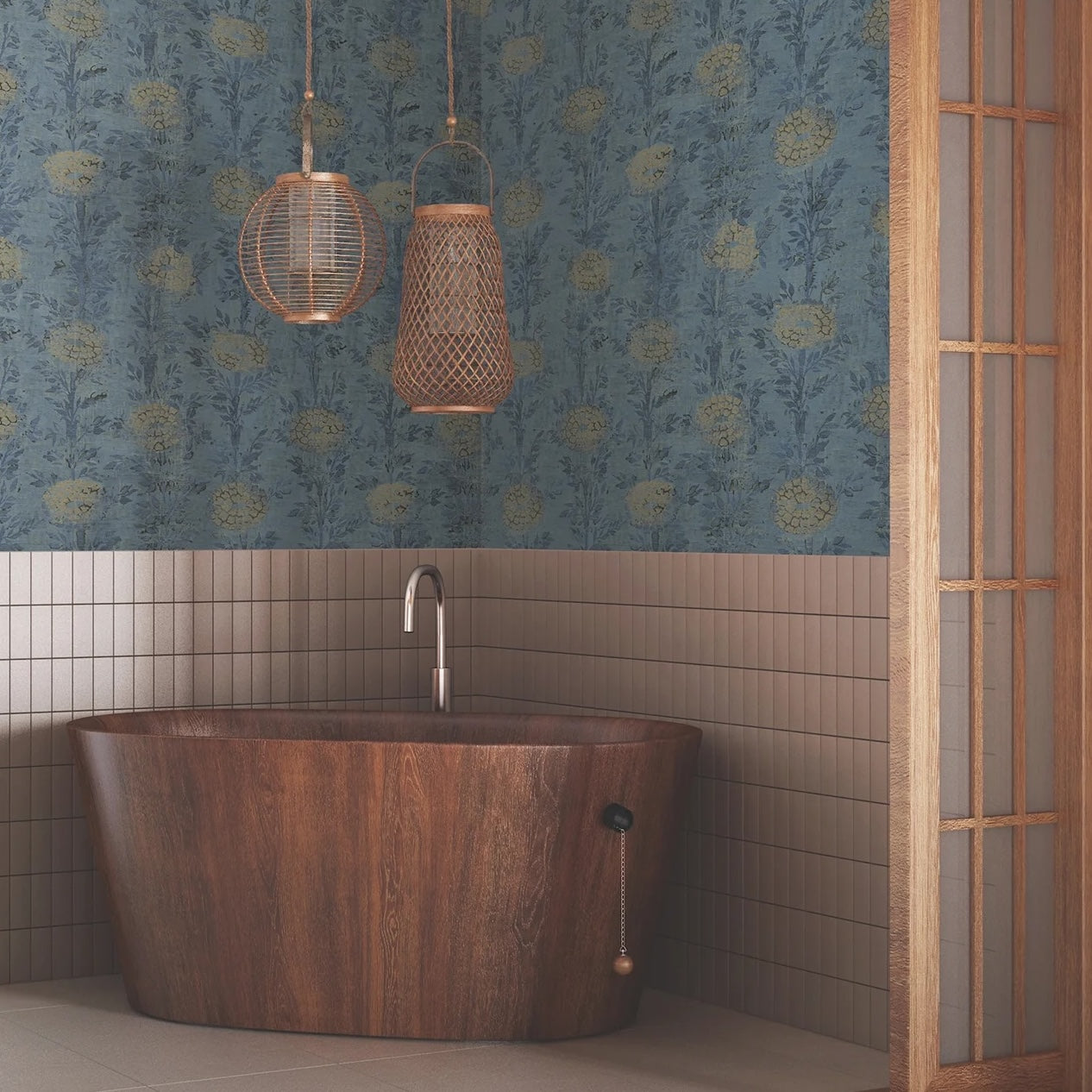 French Marigold Wallpaper