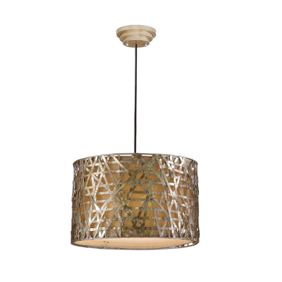 Alita Champagne Metal Pendant Light