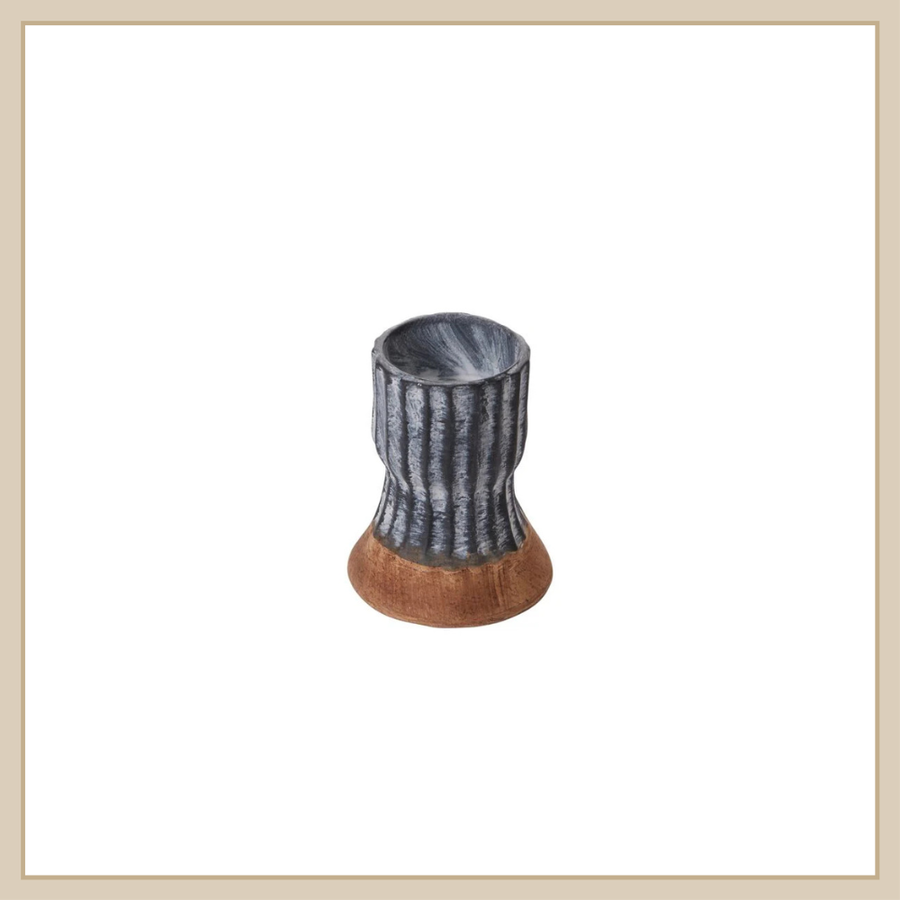 Argon Candleholder - Black/Gray - Envy Paint & Design LTD