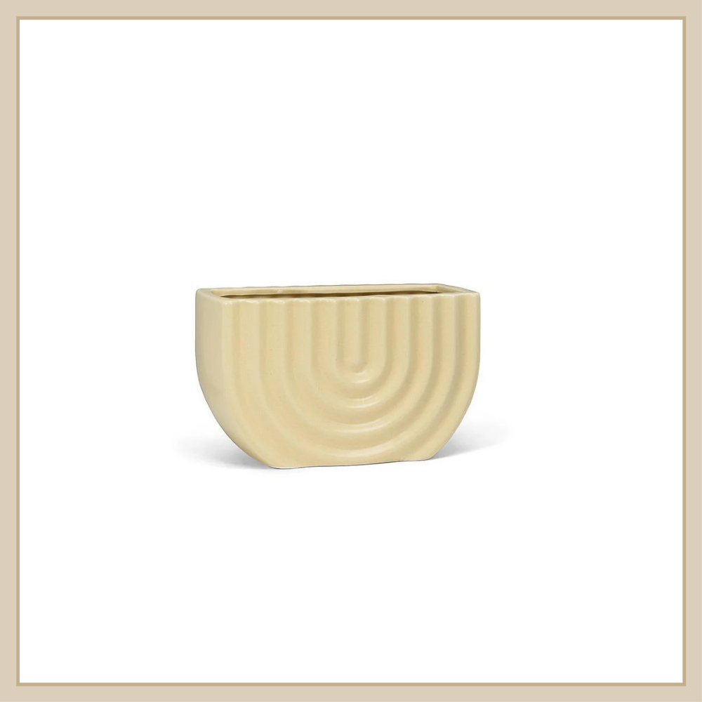 Rectangle Ridged Planter - Envy Paint & Design LTD