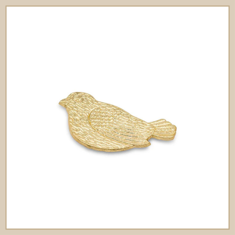 Sitting Bird Trivet - Gold