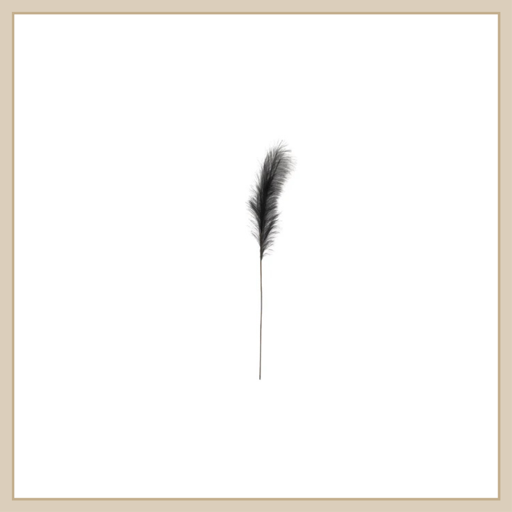 Faux Pampas Grass - Midnight Blue