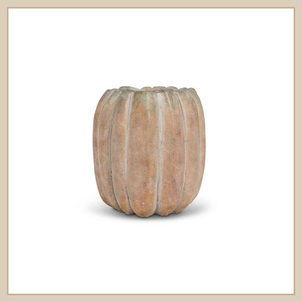 LG Tall Pumpkin Planter
