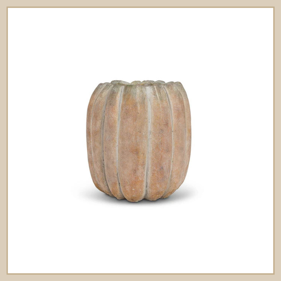 LG Tall Pumpkin Planter