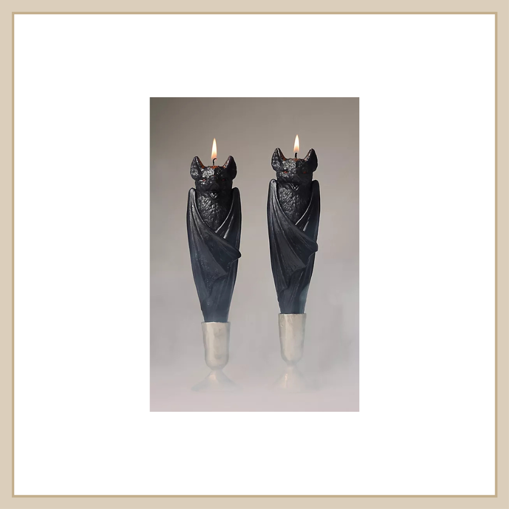 Unscented Bat Shaped Candles
