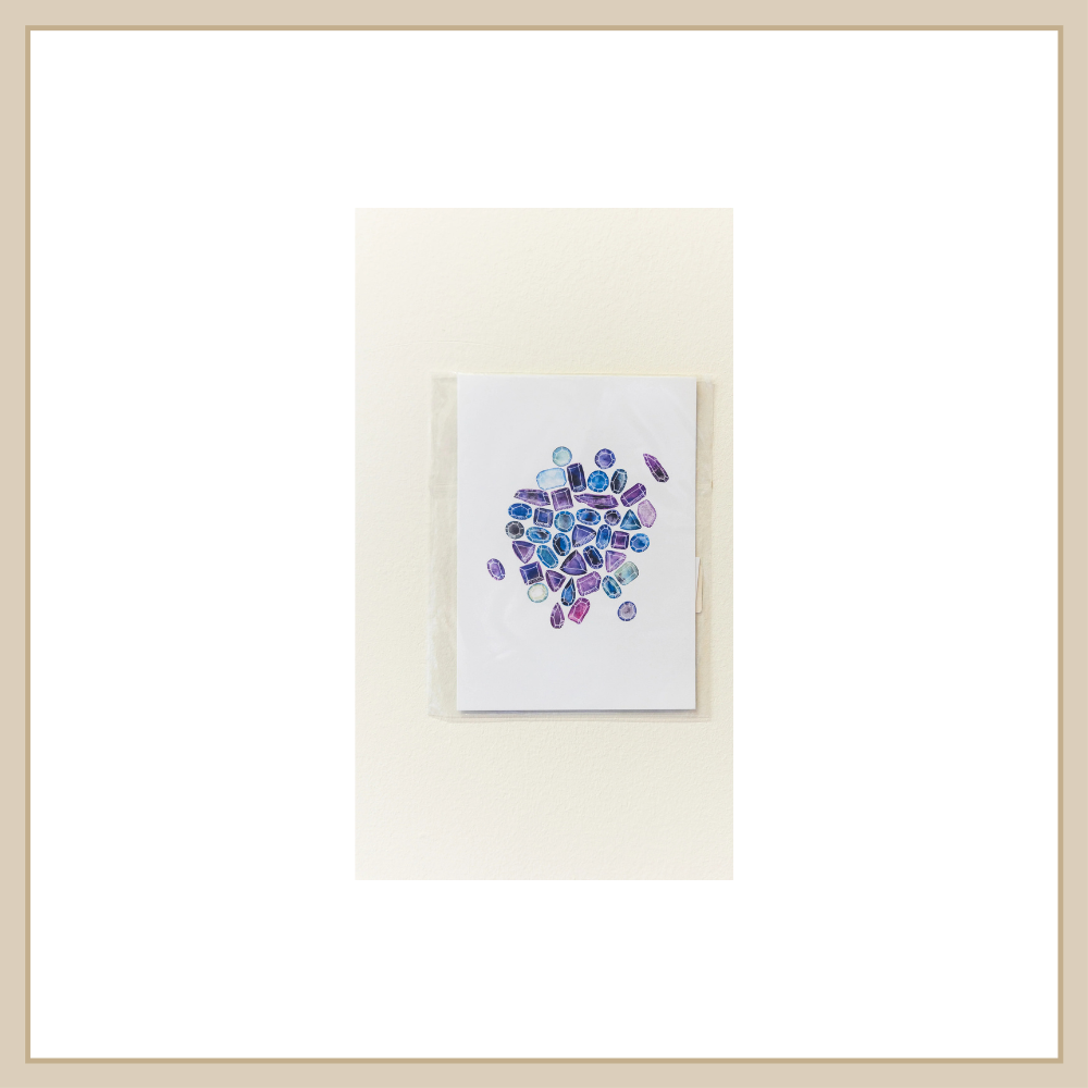 Gemstone Greeting Card