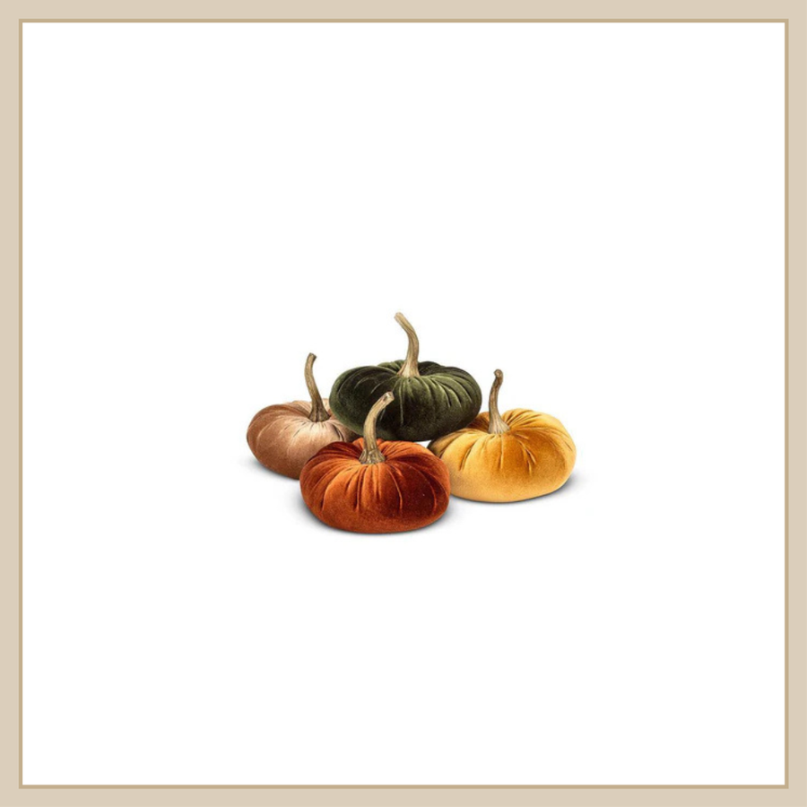 Small Velvet Pumpkin
