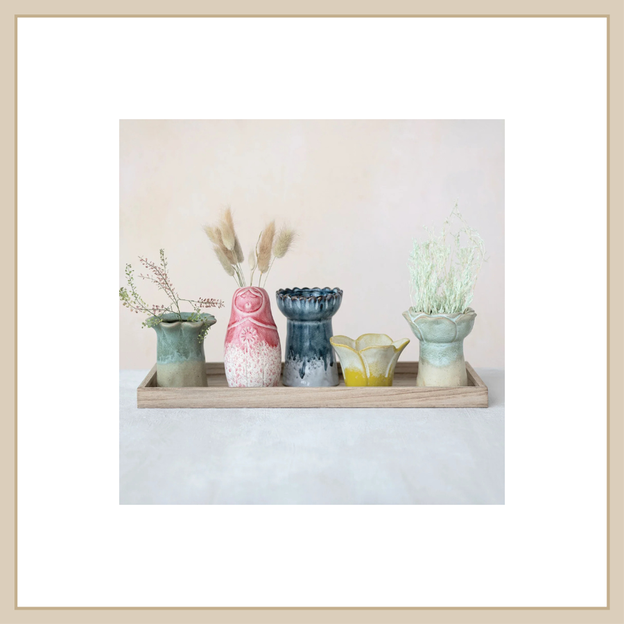 Stoneware Vases / Votive Holders - Envy Paint & Design LTD