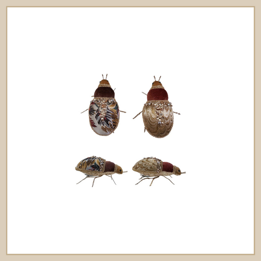 Jacquard & Velvet Bug With Clip