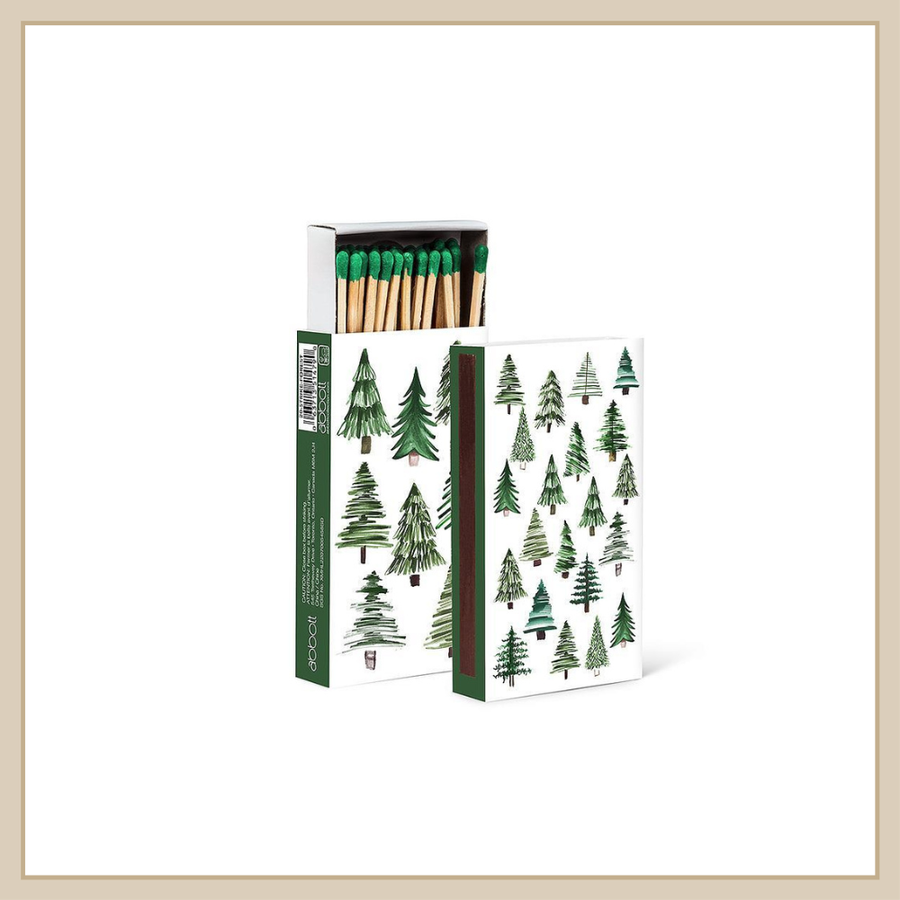 Green Simple Tree Matches 45pk