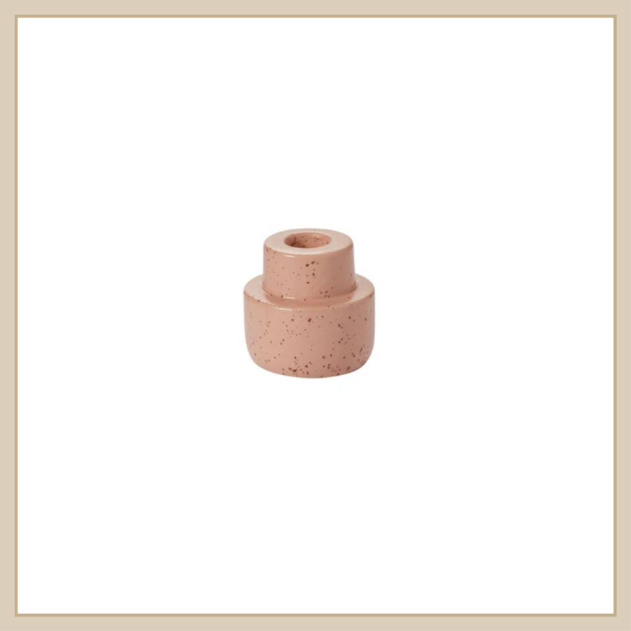 Piedra Candleholder - Pink - Envy Paint & Design LTD