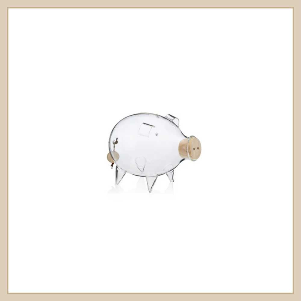 Glass Piggy Bank