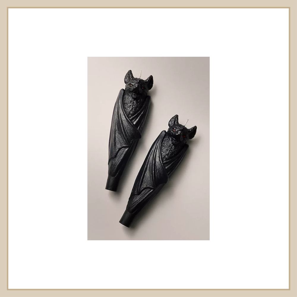 Unscented Bat Shaped Candles