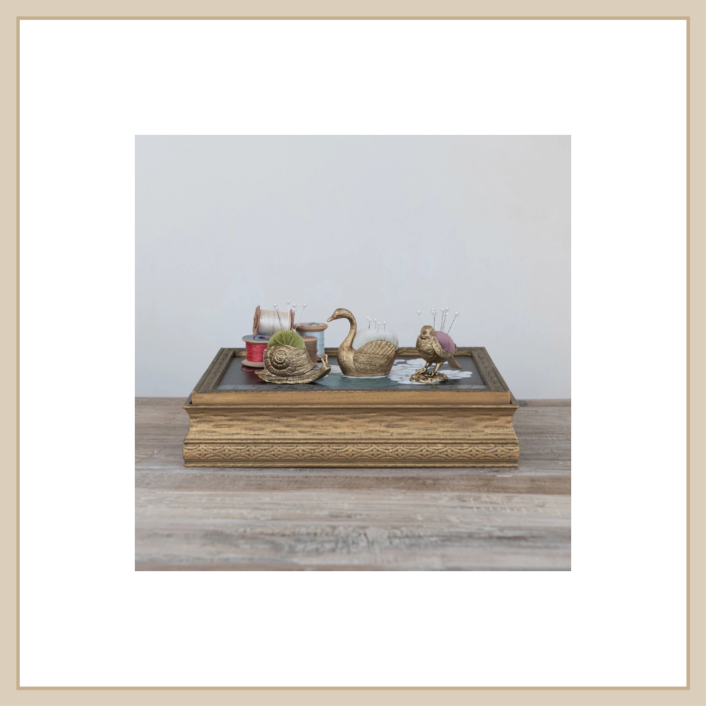 Metal Swan/Bird/Snail Pin Cushion