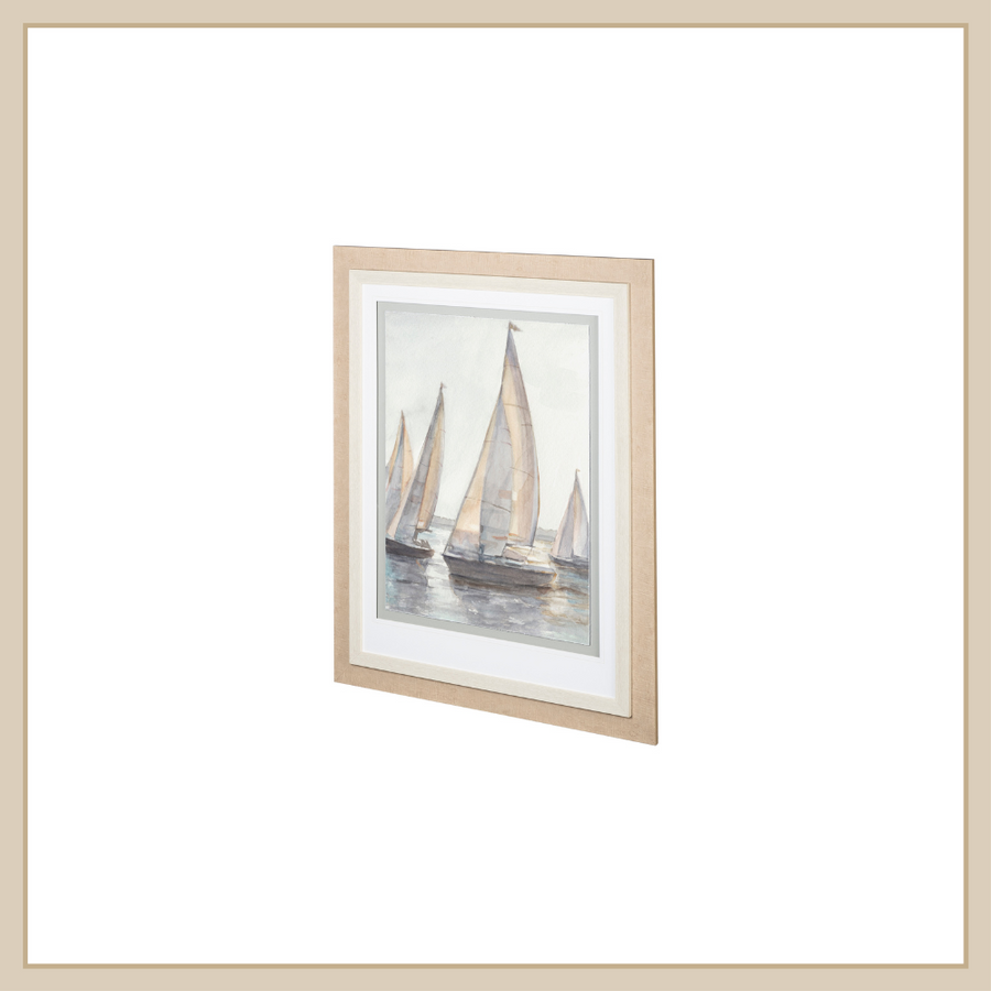 Plein Air Sailboats I Artwork