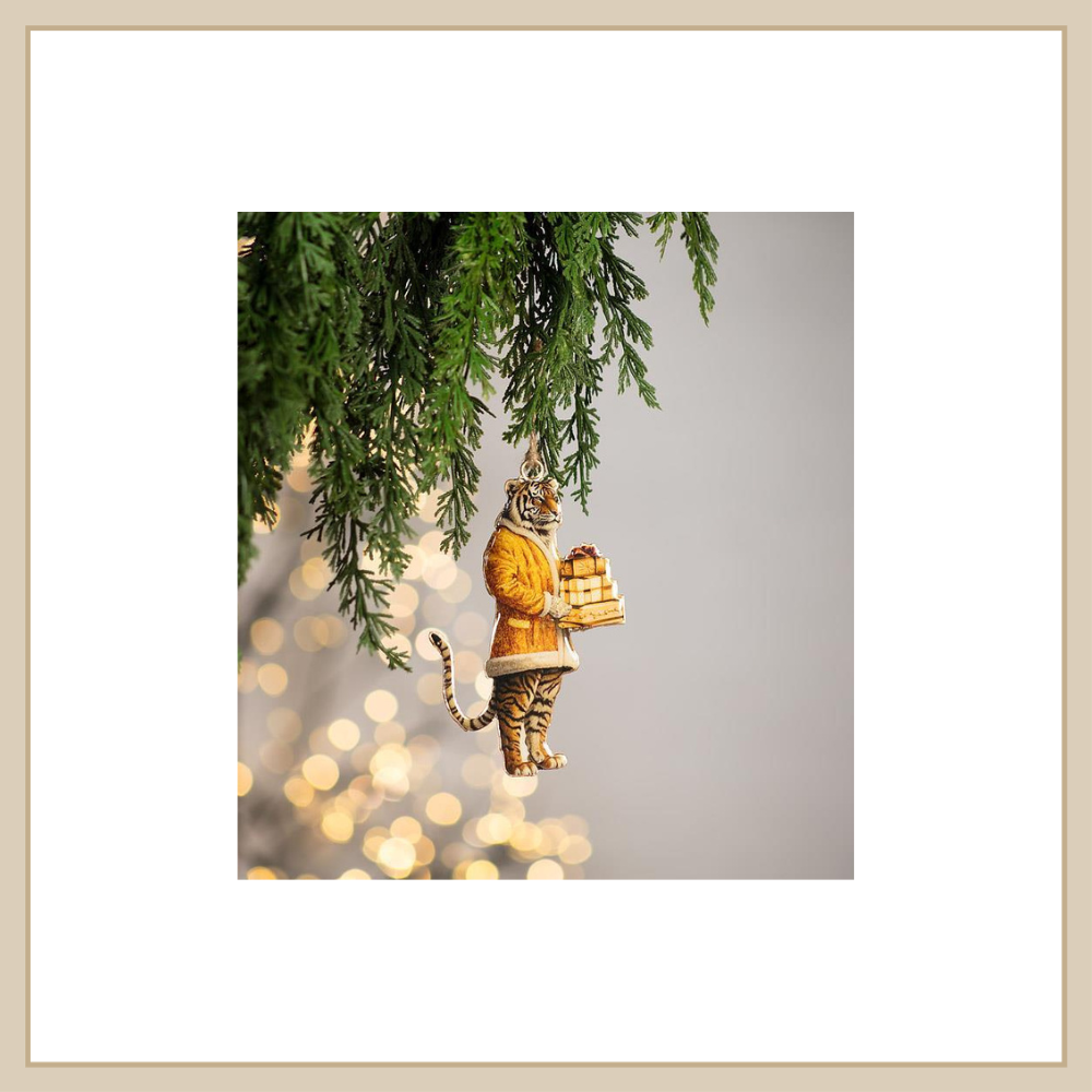 Gentleman Tiger Ornament
