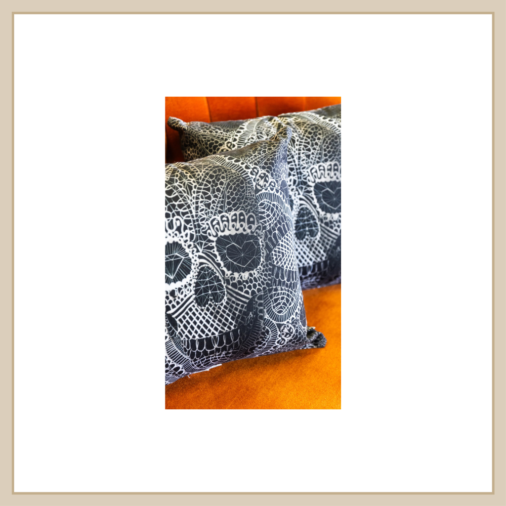 Sugar Skull Throw Pillow