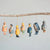 Hand Painted Nautical Bells w/ Jute Rope Hanger