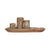 Stoneware Vases w Tray