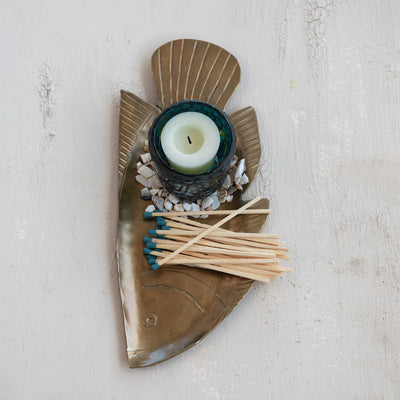 Metal Fish Shaped Tray