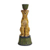 Resin Cheetah Taper Holder