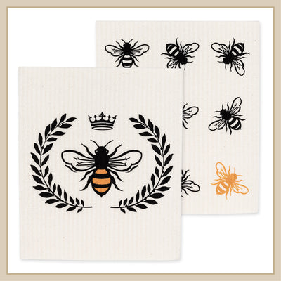 Bee Dishcloth Set of Two - Envy Paint and Design
