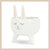 Rabbit Planter - Envy Paint and Design