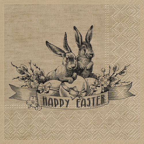 Vintage Easter Napkin - Envy Paint and Design
