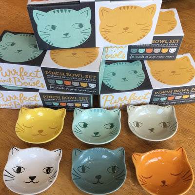 Purrfect Cat Pinch Bowls - Envy Paint and Design