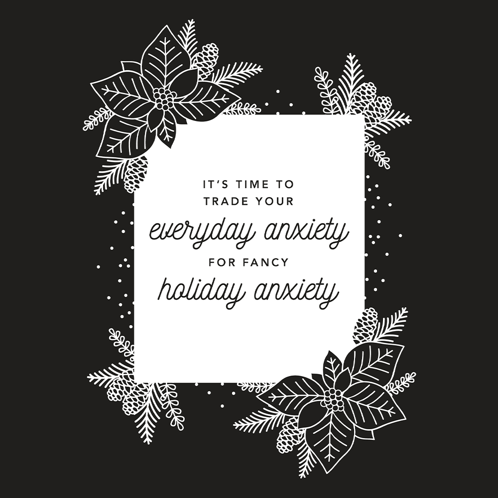 Anxiety Greeting Card - Envy Paint and Design