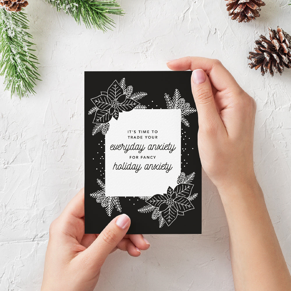 Anxiety Greeting Card - Envy Paint and Design