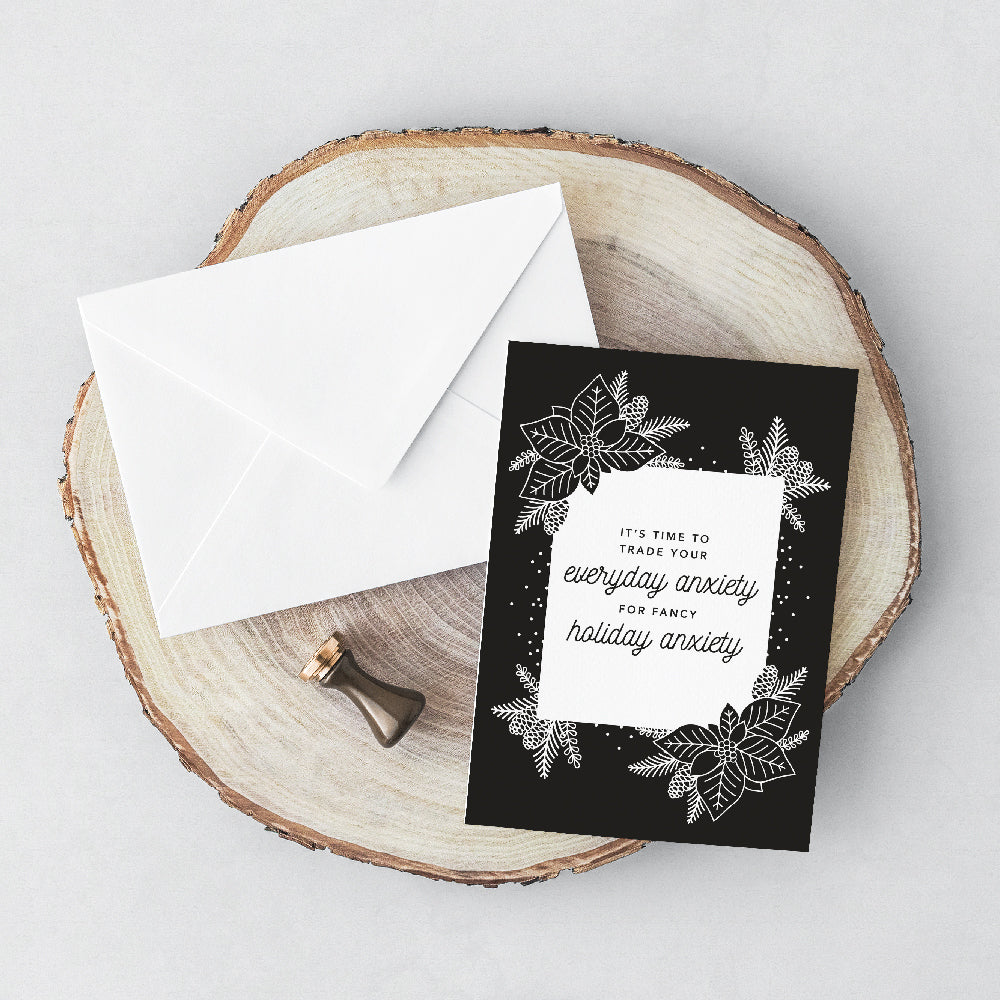 Anxiety Greeting Card - Envy Paint and Design