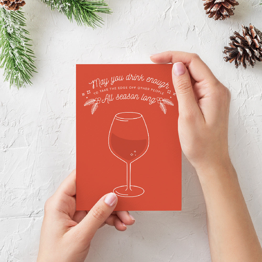 Drinks Greeting Card - Envy Paint and Design