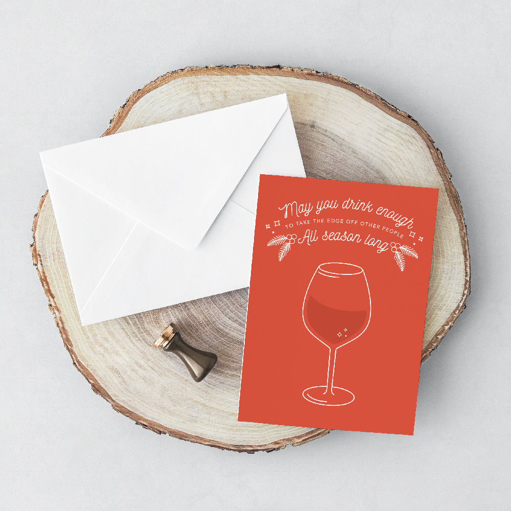 Drinks Greeting Card - Envy Paint and Design